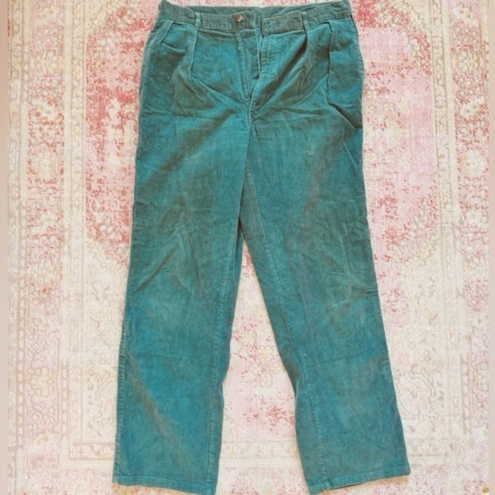 Nordstrom, Men's Green Vintage Corduroy Pants